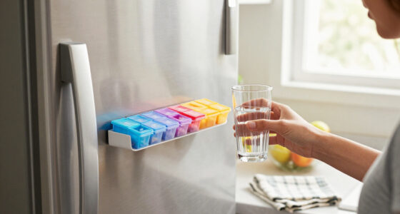 I Put A Dollar Tree Pill Organizer On My Fridge, And It’s A Game-Changer