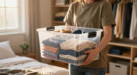 My Parents Just Showed Me The Perfect Solution For Decluttering A Closet
