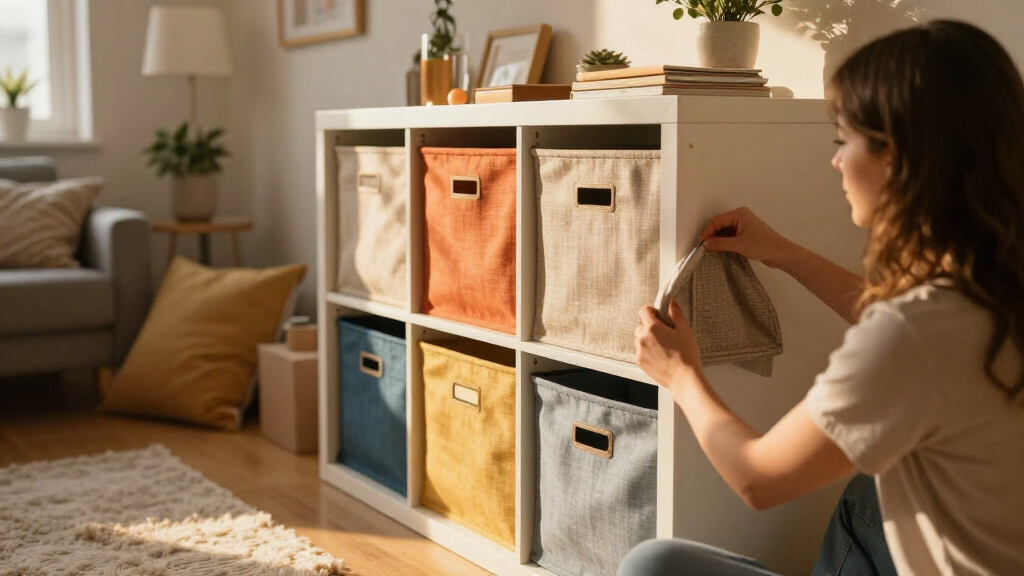 She Used IKEA Storage To Make Her Studio Feel Like A One-Bedroom