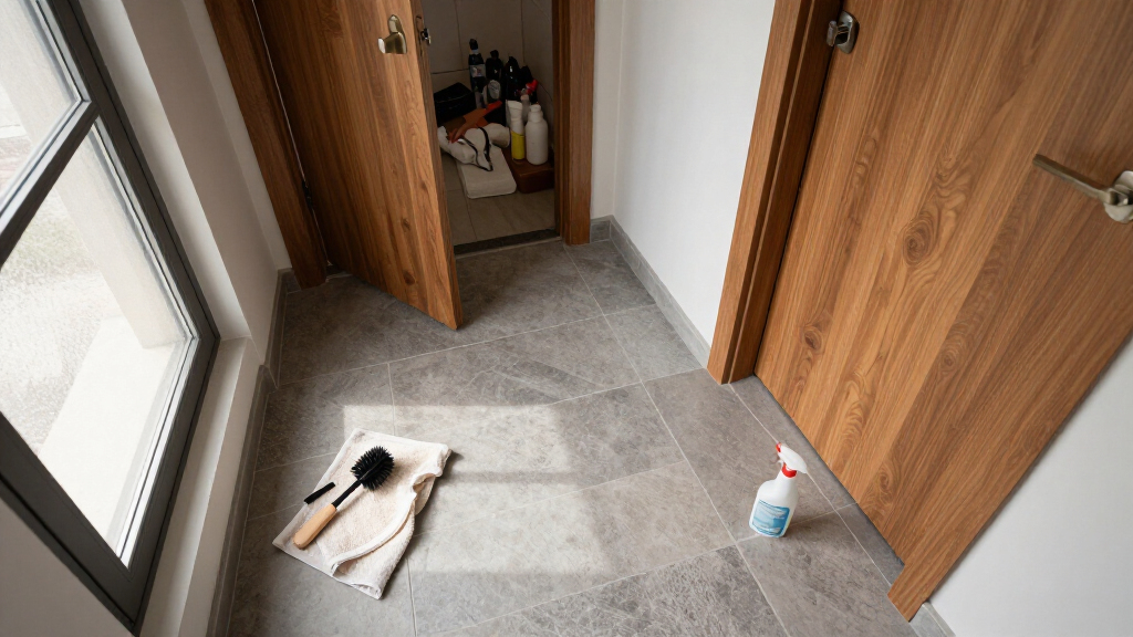 Two Doors Made This Bathroom Feel Awkward — So One Of Them Had To Go