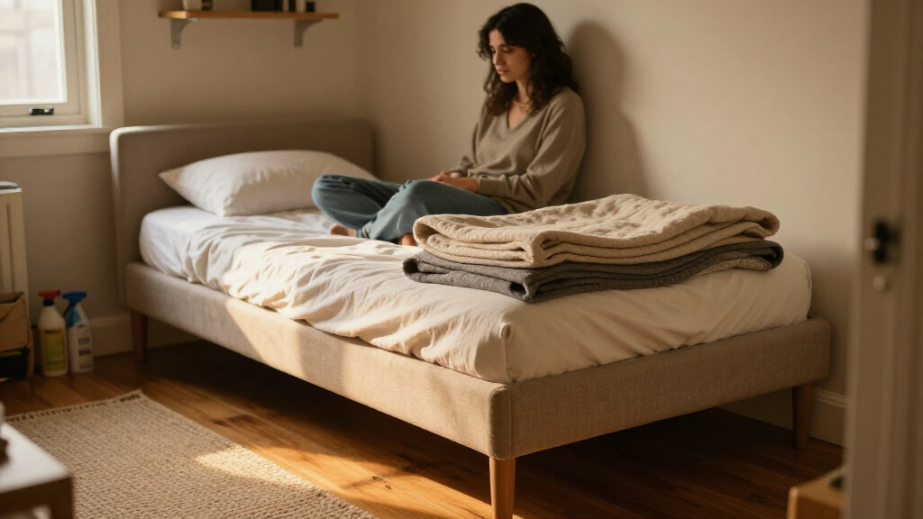 A Custom Daybed Turned This Awkward Tiny Room Into An Elegant Dual-purpose Guest Room And Home Office