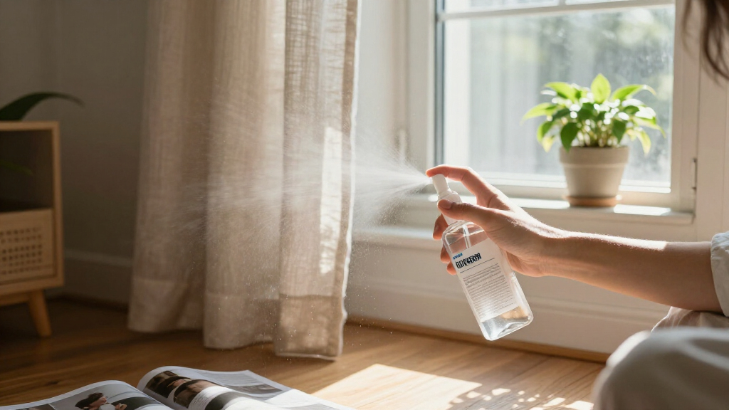 Spraying Diluted Rubbing Alcohol On Curtains: Why It Is Recommended And What It Is For