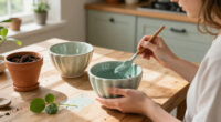 Turn Two Fluted Bowls From Dollar Tree Into Vintage-Style Planters