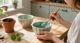 Turn Two Fluted Bowls From Dollar Tree Into Vintage-Style Planters